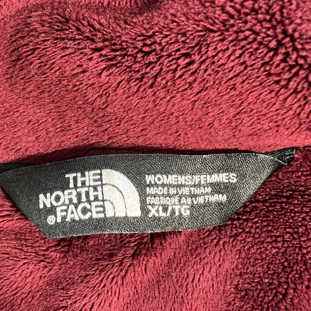 The North Face Shelbe Raschel Hooded Jacket Women's XL Burgundy Fleece Softshell - Picture 4 of 9